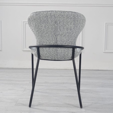 Lot de 2 chaises NATALIA Gris clair — miniature 3