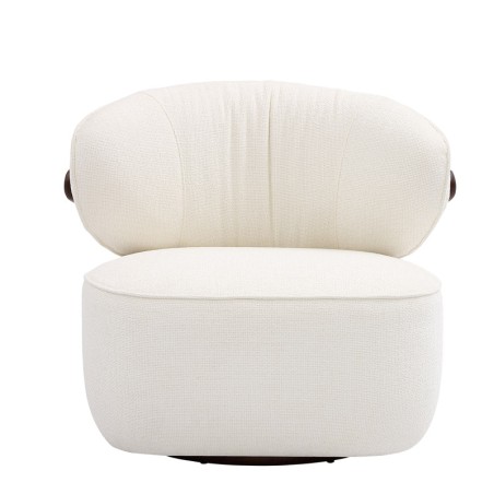 Fauteuil BOREAL Tissu Blanc — miniature 2