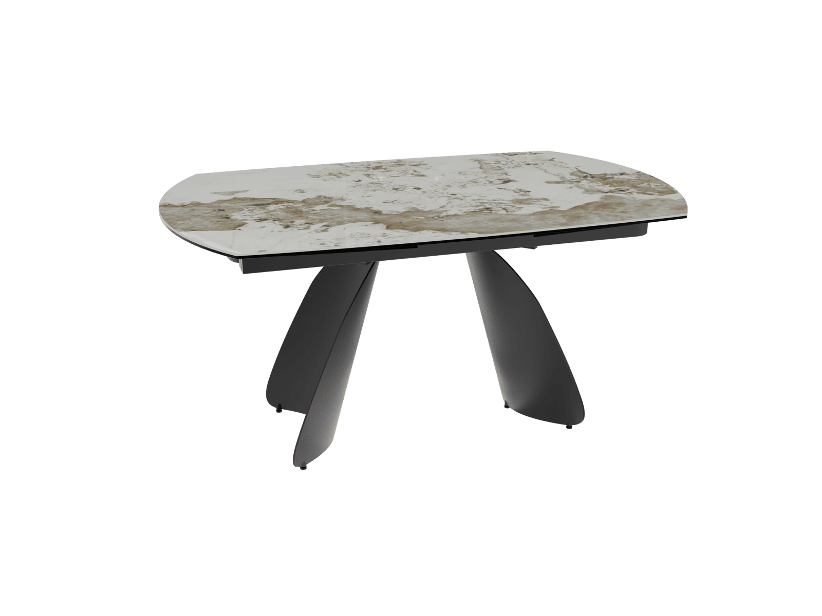 Table de repas MODENA extensible 160/240 Céramique Marbre Calcatta — miniature 3
