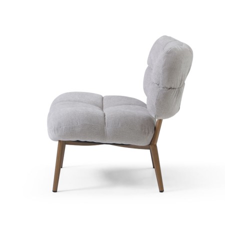 Fauteuil CHESTER Tissu Gris — miniature 4