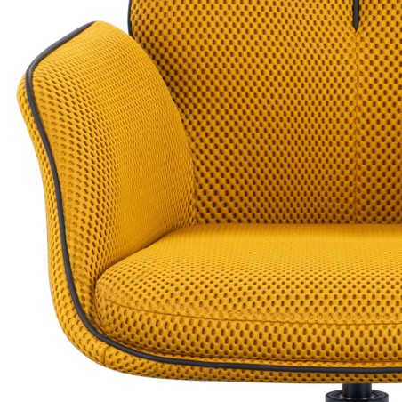 Lot de 2 fauteuils pivotants NINA Jaune — miniature 5