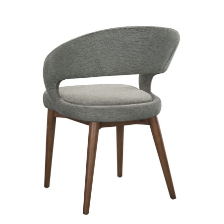 Lot de 2 chaises EVA Aragon Tissu Gris — miniature 4