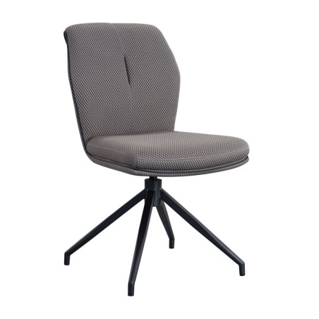 Lot de 2 chaises pivotantes NINA Gris — miniature 1