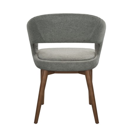 Lot de 2 chaises EVA Aragon Tissu Gris — miniature 3