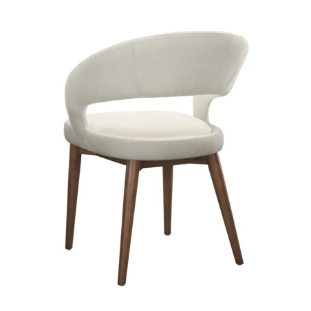Lot de 2 chaises EVA Aragon Tissu Blanc — miniature 5