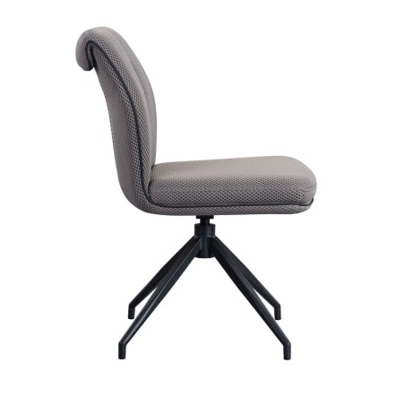 Lot de 2 chaises pivotantes NINA Gris — miniature 2