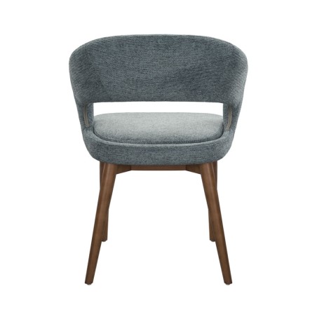 Lot de 2 chaises EVA Aragon Tissu Bleu — miniature 4