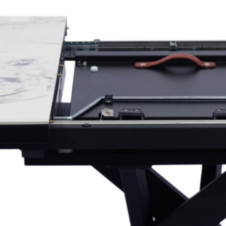 Table repas ELVIRA Jade blanche — miniature 2