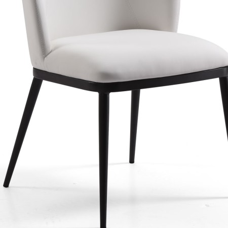 Lot de 2 fauteuils LAETITIA Blanc — miniature 2