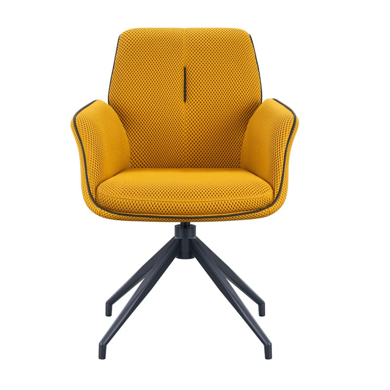 Lot de 2 fauteuils pivotants NINA Jaune