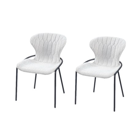Lot de 2 chaises NATALIA Beige — miniature 1