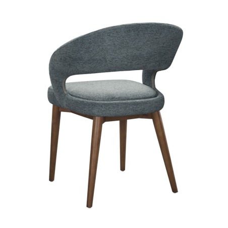 Lot de 2 chaises EVA Aragon Tissu Bleu — miniature 5