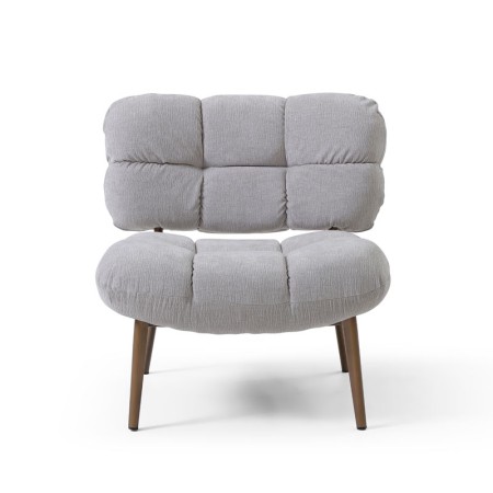 Fauteuil CHESTER Tissu Gris — miniature 2