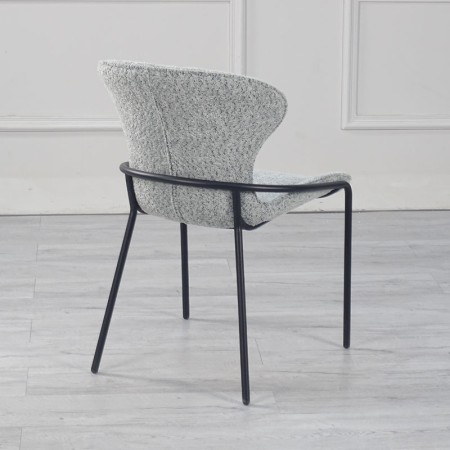 Lot de 2 chaises NATALIA Gris clair — miniature 2