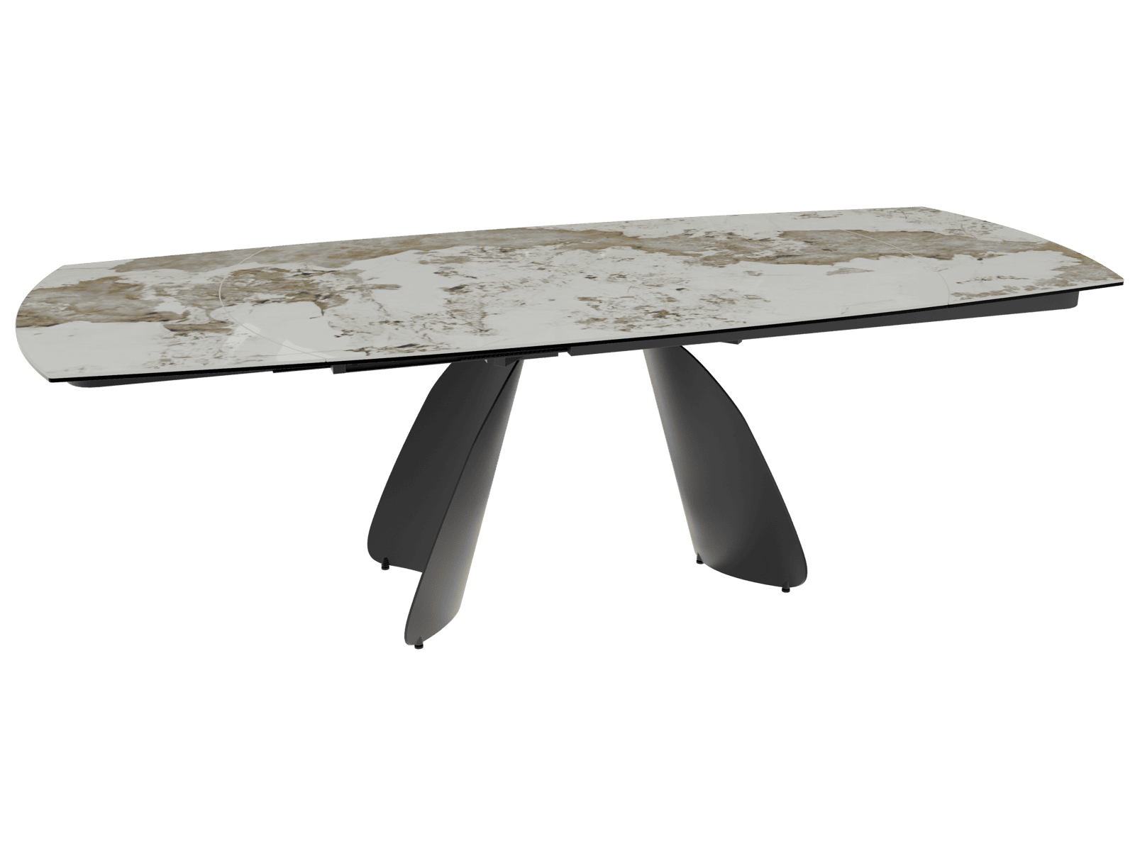 Table de repas MODENA extensible 160/240 Céramique Marbre Calcatta — miniature 4