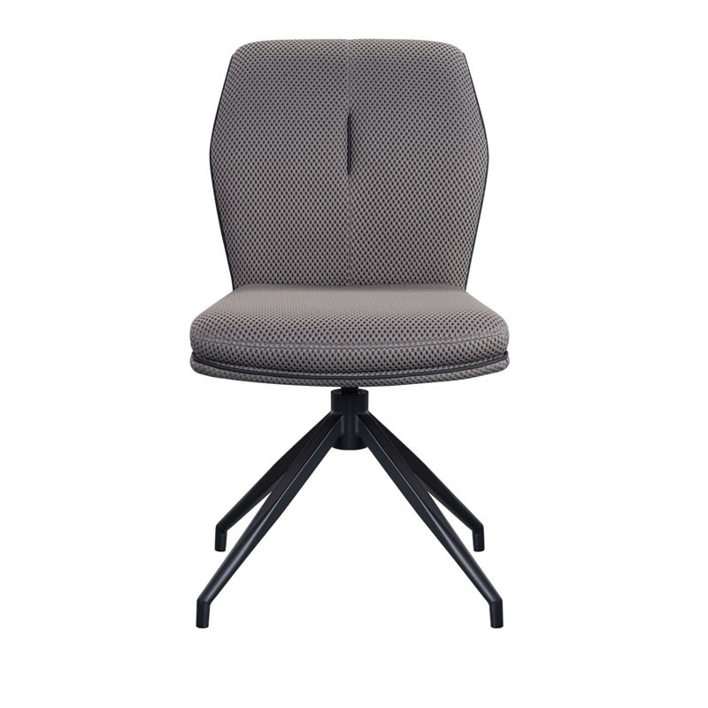 Lot de 2 chaises pivotantes NINA Gris