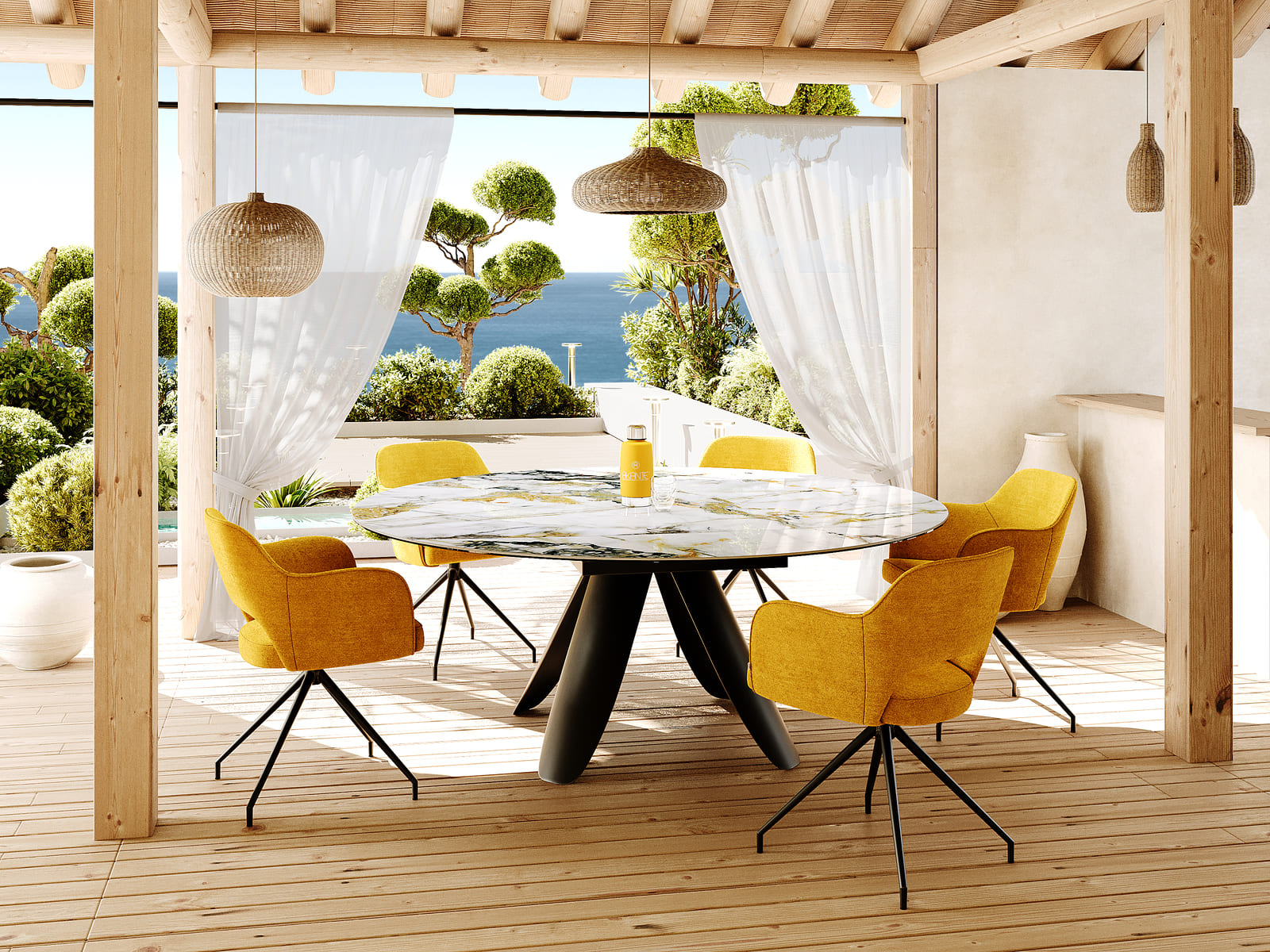 Table de repas AJACCIO — miniature 4