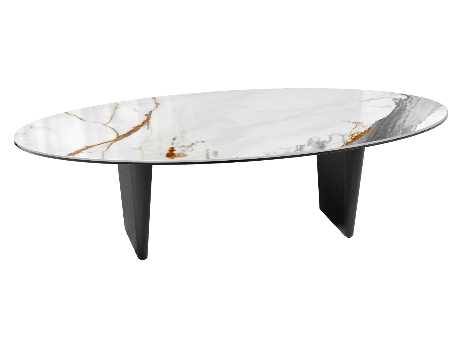 Table basse GOLIATH Céramique Marbre Fiorentino — miniature 2