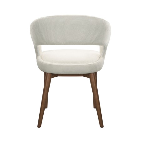 Lot de 2 chaises EVA Aragon Tissu Blanc — miniature 4